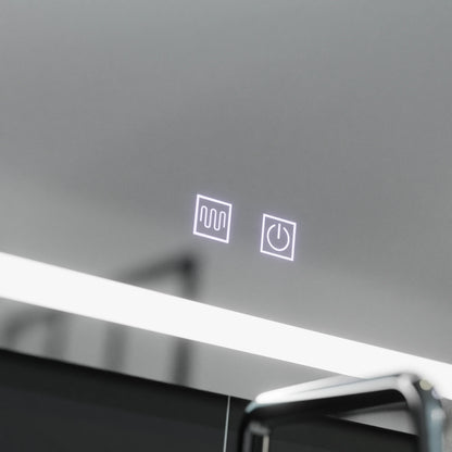 Oglinda LED Arcata 60x80cm, Arco Touch, Sistem Dezaburire, Dimabila