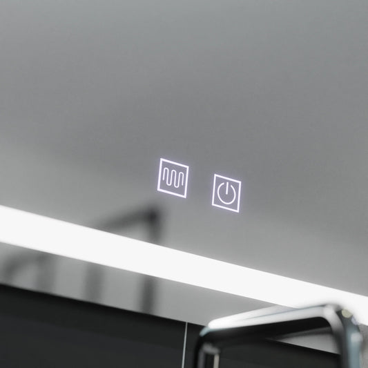 Oglinda LED Arcata 60x80cm, Arco Touch, Sistem Dezaburire, Dimabila