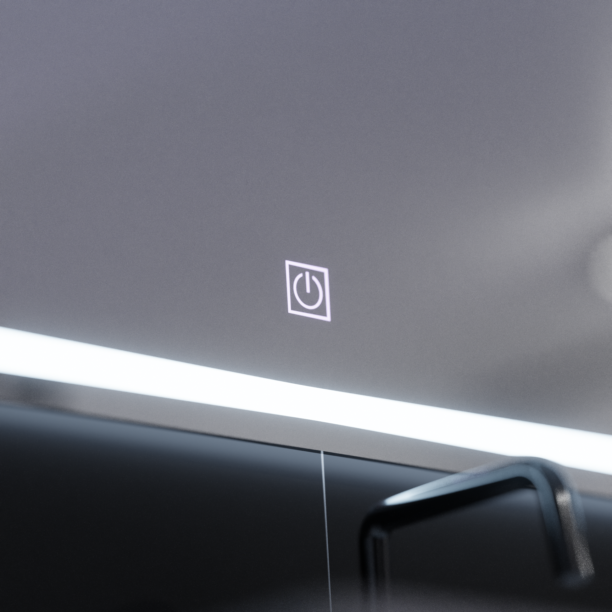 Oglinda LED Rectangulara, 80x60cm, FRAME Basic Touch – oglindă LED, 80x60 cm, 60 cm – RegalStore, iluminat interior