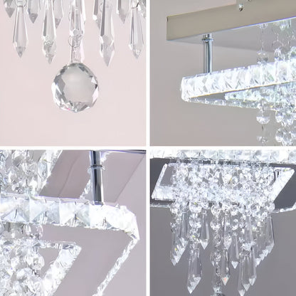Candelabru LED Cristal Alberico 19W Crom Lucios