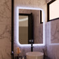 Oglinda LED CLARIVO Dreptunghiulara, 60X80cm, Touch, Sistem Dezaburire