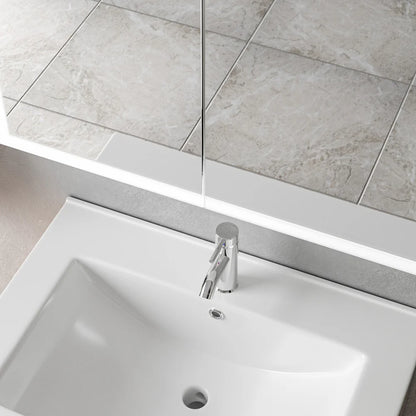 Oglinda LED cu Dulap MODA 60x70 cm Alb – Iluminare Perimetrala si Senzor Touch