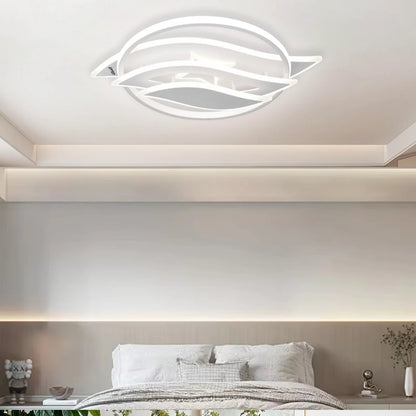 Lustra LED cu telecomanda JARRIA 52W, lumina Rece/Calda/Neutra/RGB, Dimabila, Alb