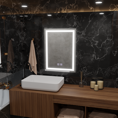 Oglinda LED Rectangulara 60x80cm Edge LUMINOUS Touch Sistem Dezaburire