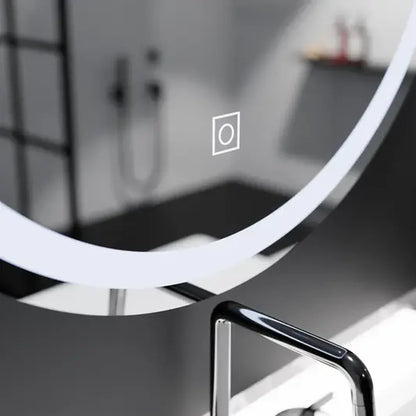 Oglinda LED Rotunda, 50cm, Basic Touch