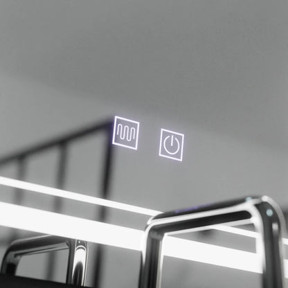 Oglinda LED Rectangulara, 50x70cm, Koven Touch, Sistem Dezaburire,Dimabila