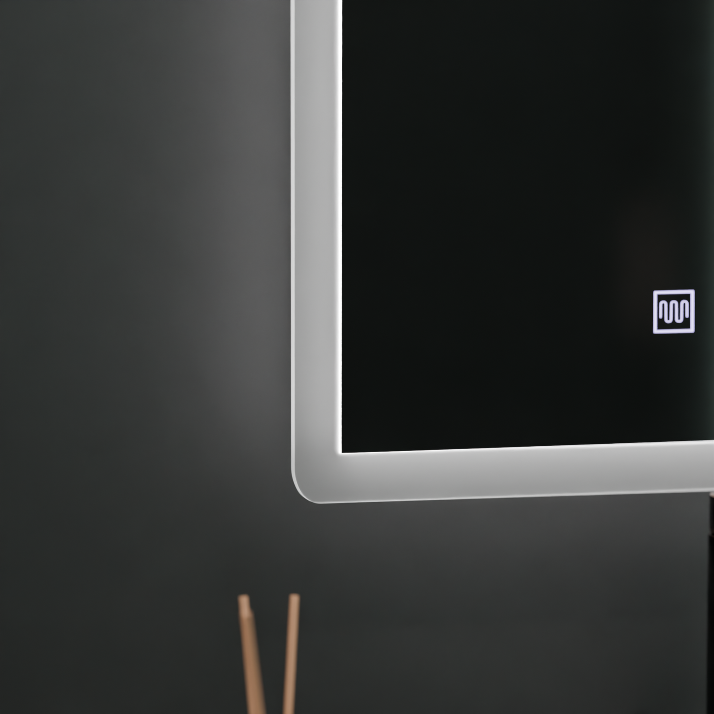 Oglinda LED Rentagulara, 80x60cm, Touch VENERA , Sistem Dezaburire,Dimabila