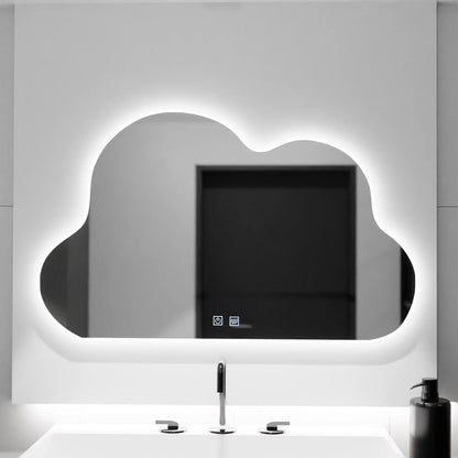 Oglinda LED Nor 60x40cm, Nuvola Touch, Sistem Dezaburire, Dimabila
