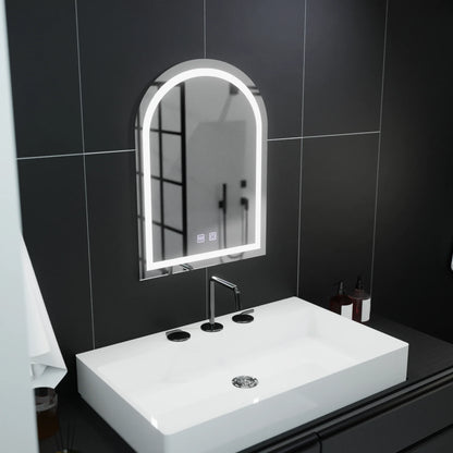 Oglinda LED Arcata 60x80cm, Arco Touch, Sistem Dezaburire, Dimabila