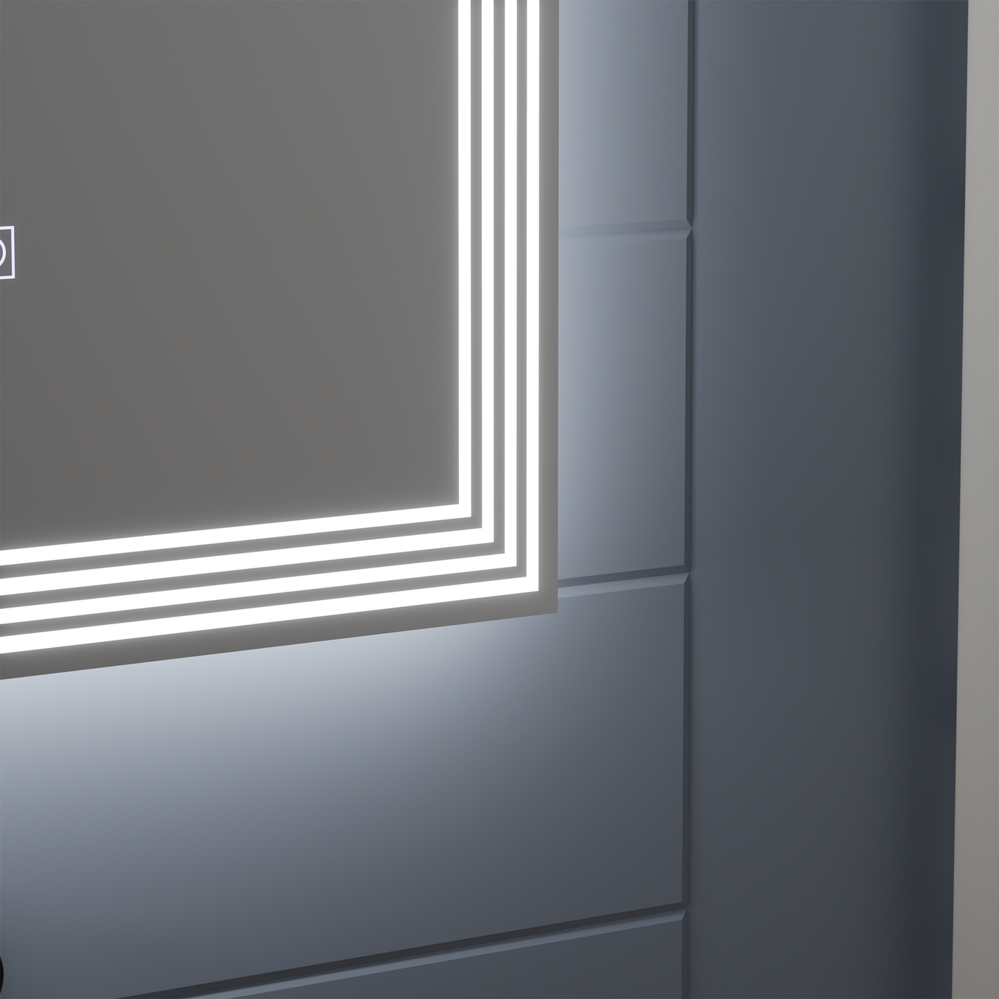 Oglinda LED Rectangulara, Dezaburire, 50x70cm, ADIS Basic Touch