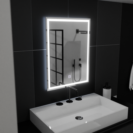 Oglinda LED Rectangulara 50x70cm FRAME Basic Touch