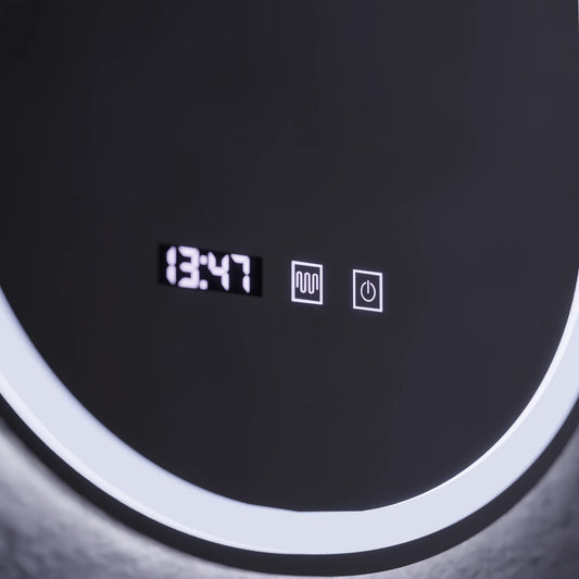 Oglinda LED Touch ONIRA Sistem Dezaburire, Ceas si Temperatura 50x80 cm