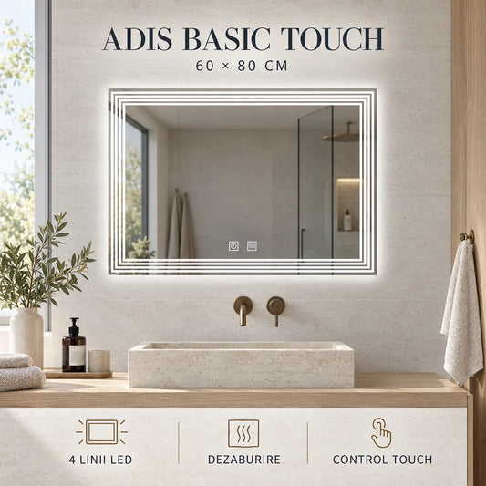 Oglinda LED ADIS 60x80 cm - imagine principala