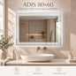 ADIS 80x60 oglinda LED design multilinie