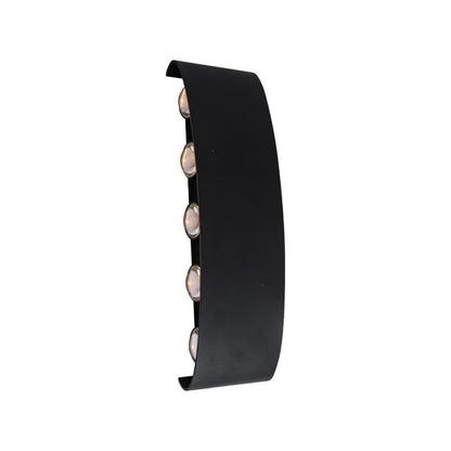 Fantas Aplica LED Interior/Exterior, 10 Surse x 1W, IP65, Negru, 3000K