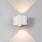 Fantas Aplica LED de Exterior si Interior, 2 Surse x 1W, IP65, Metalic, Alb, 3000K