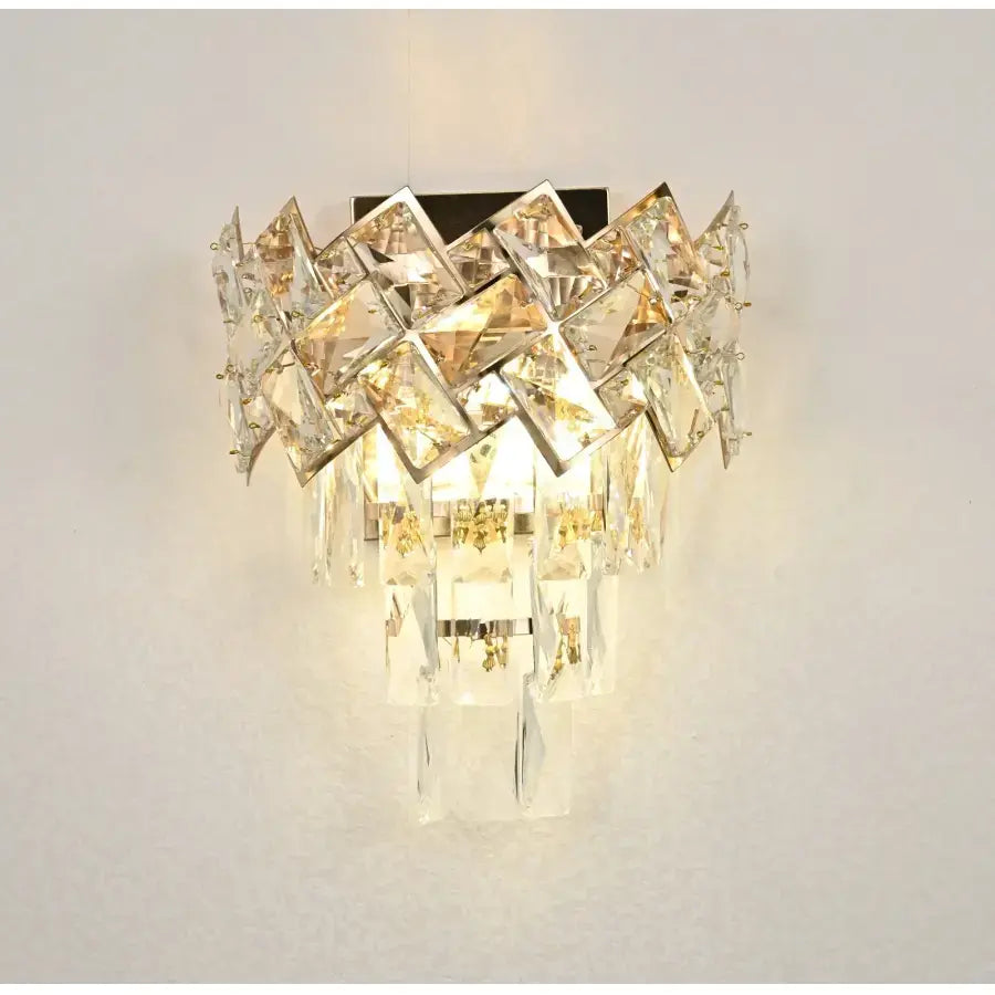 Aplica Cristal WINDSOR, 2x E27, Auriu Lucios