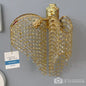Aplica Cristal Sapphire 2x E14 Auriu Lucios Lucios, Siraguri de cristale