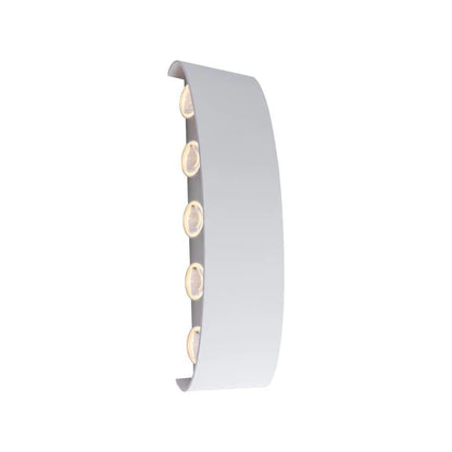 Fantas Aplica LED Interior/Exterior, 10 Surse x 1W, IP65, Alb, 3000K