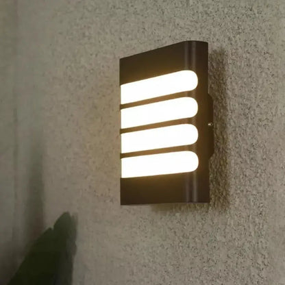 Aplica Exterior Raisa, 18W, 6000K, Negru – aplică LED, culoare neagră – RegalStore, iluminat interior