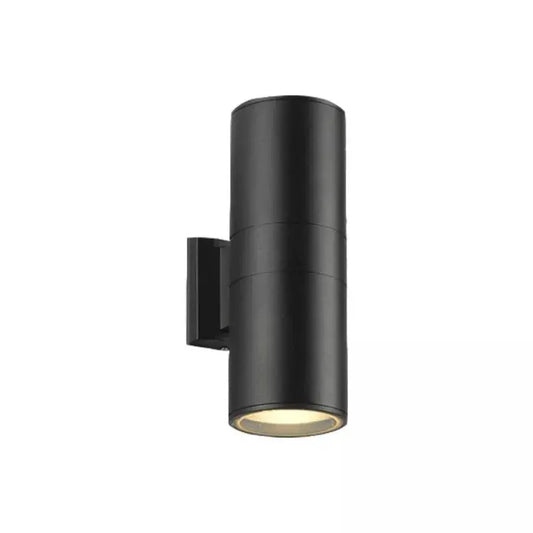 Aplica Exterior Valeria, 2*GU10, Negru, Metal si Sticla