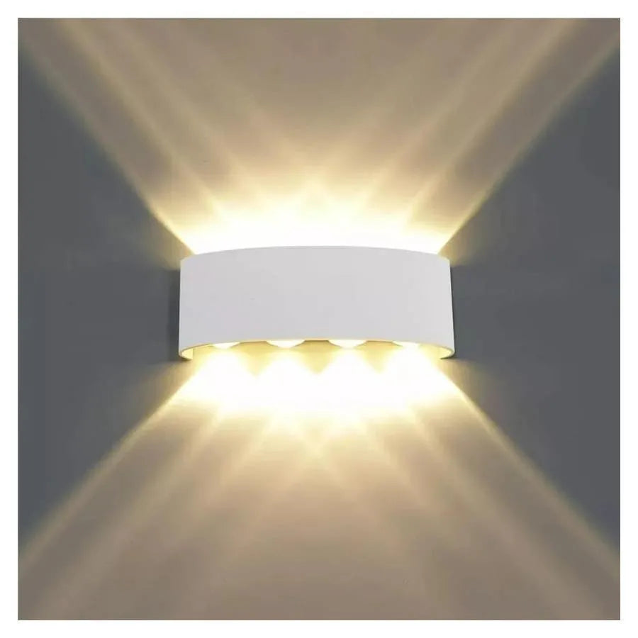 Fantas Aplica LED Interior/Exterior, 8 Surse x 1W, IP65, Alb, 3000K – aplică LED, culoare albă – RegalStore, iluminat in