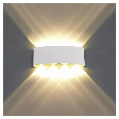 Fantas Aplica LED Interior/Exterior, 8 Surse x 1W, IP65, Alb, 3000K – aplică LED, culoare albă – RegalStore, iluminat in