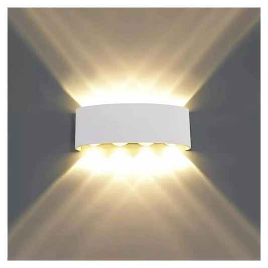 Fantas Aplica LED Interior/Exterior, 8 Surse x 1W, IP65, Alb, 3000K – aplică LED, culoare albă – RegalStore, iluminat in
