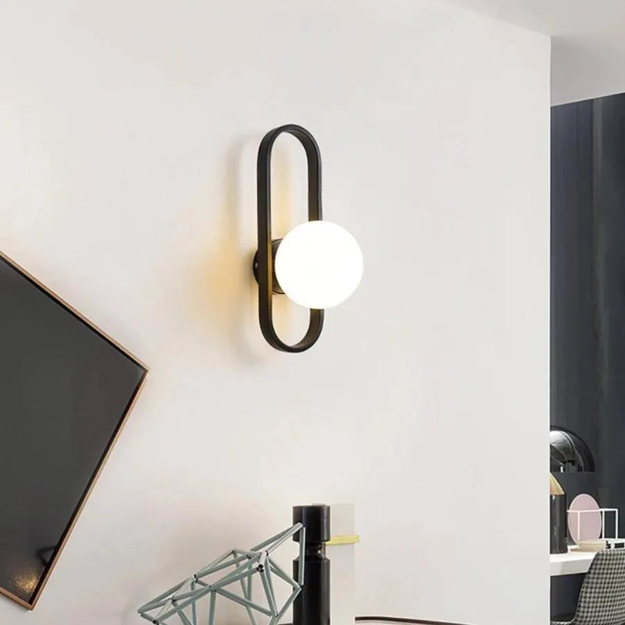 Aplica Juliet 1x E14 Alb Negru – aplică LED, culoare neagră, culoare albă – RegalStore, iluminat interior