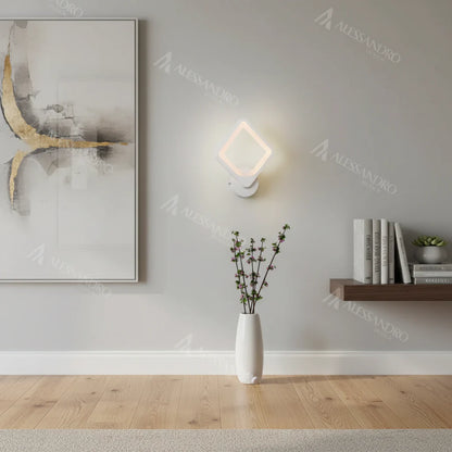 Aplica LED Akila, 12W, Alb, Lumina Rece/Calda/Neutra