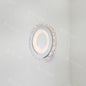 Aplica LED Borandis 20W, Alb cu Crom, Acril si Cristal , Lumina Rece/Calda/Neutra – aplică LED, culoare argintie, culoar