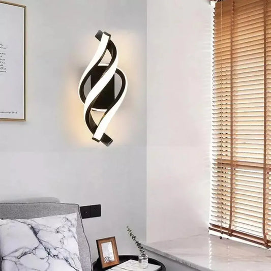 Aplica LED Ray 45W, Lumina Rece/Calda/Neutra, Negru