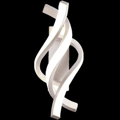 Aplica LED Reid 20W Ondulata Lumina Rece/Calda/Neutra Metal si SIlicon Alb