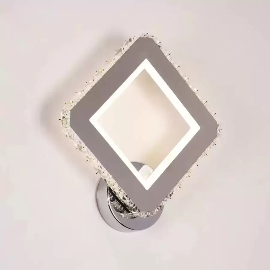 Aplica LED Cristal Santana 34W Argintiu – aplică LED, culoare argintie – RegalStore, iluminat interior