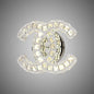 Aplica LED Cristal Yanira 28W, Argintiu