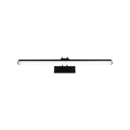 Aplica LED de Baie Caja, 20W, Metal, Negru si Crom
