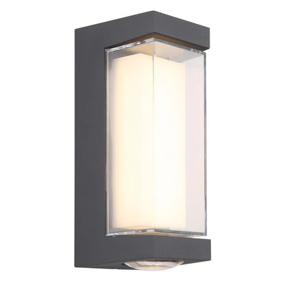 Aplica LED AX217 de Exterior si Interior, 2 Surse x 10W, Metalic, Negru, 3000K