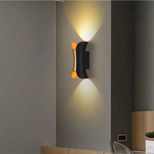 Aplica LED Exterior Elliot 8W Auriu Negru