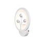 Aplica LED DAISY, 13W, Lumina Rece/Calda/Neutra, Alb cu Cristal – aplică LED, culoare albă – RegalStore, iluminat interi