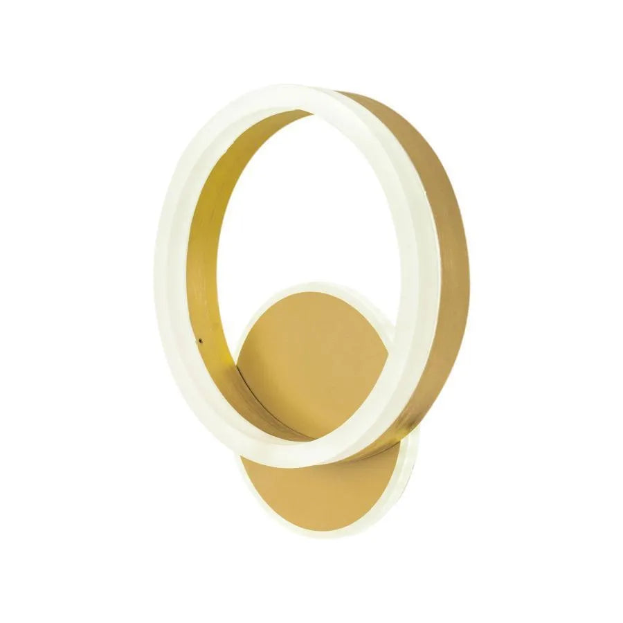 Aplica LED Manara, 24W, Auriu, Lumina Rece/Calda/Neutra – aplică LED, culoare aurie – RegalStore, iluminat interior