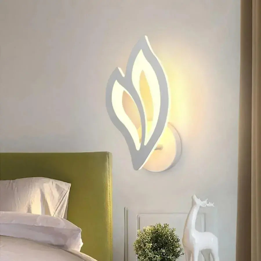 Aplica LED LILY 15W Petala Lumina Rece/Calda/Neutra Acril si Metal Alb – aplică LED, culoare albă – RegalStore, iluminat