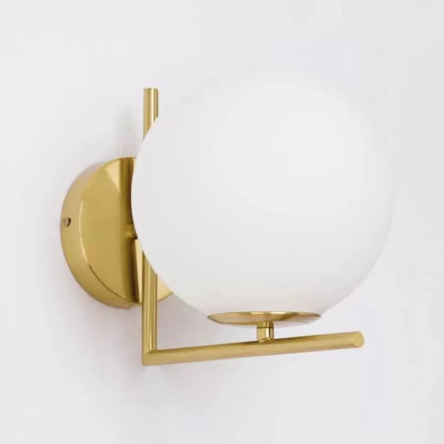 Aplica Marrie 1x E27 Alb Auriu – aplică LED, culoare aurie, culoare albă – RegalStore, iluminat interior