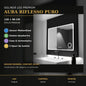 Oglindă LED Aura Riflesso Puro 120x80 cm – prezentare premium