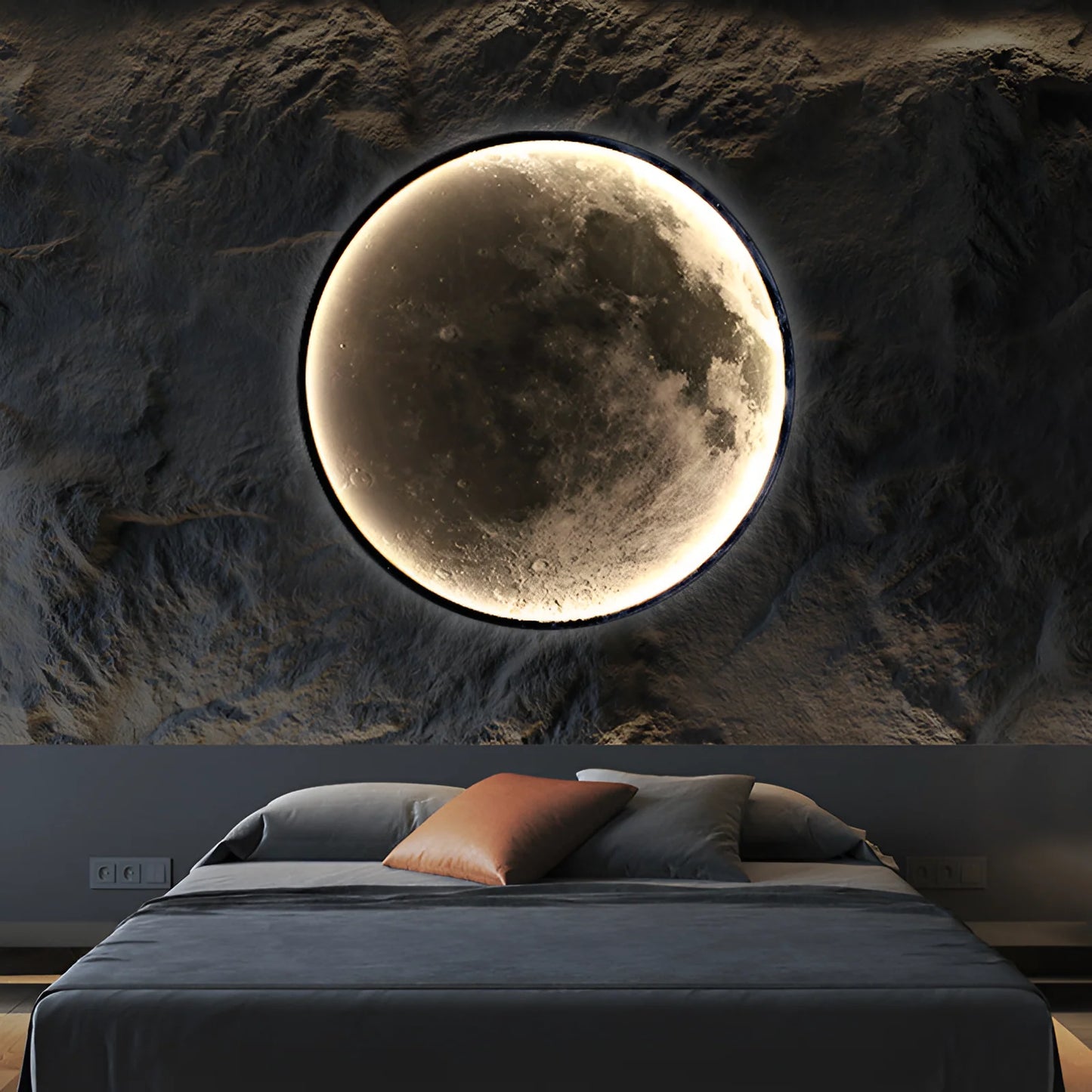 Aplica LED Decorativa Luna 68W Diametru 120CM 3000/4000/6000K
