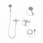 Baterie Baie cu Para de Dus, Inox SUS304, Satinat, LY010