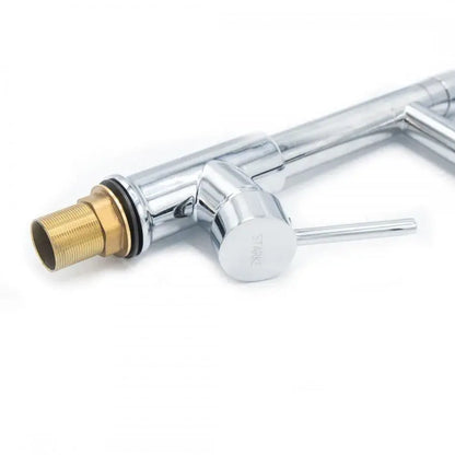 Baterie Bucatarie cu Dus Extractibil, Inox si Alama Crom, YD/301 – culoare argintie – RegalStore, iluminat interior