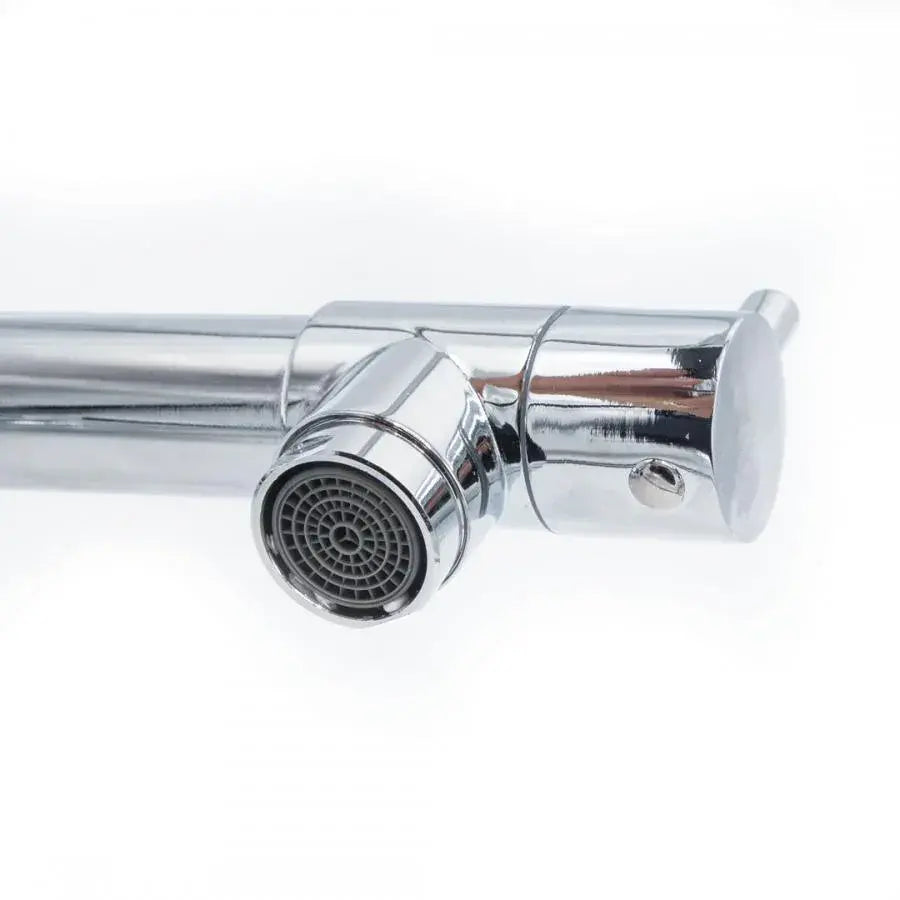 Baterie Bucatarie cu Dus Extractibil, Inox si Alama Crom, YD/301 – culoare argintie – RegalStore, iluminat interior