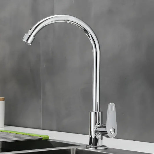 Baterie Apa Rece Inox, Crom, Pipa Rotativa, Inalta WH511 – culoare argintie – RegalStore, iluminat interior