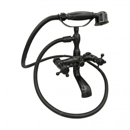 Baterie Dus cu Para si Furtun, Alama Sanitara, Negru, OD/2048 – culoare neagră – RegalStore, iluminat interior