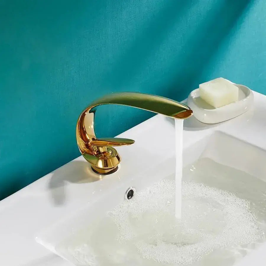 Baterie Lavoar, Alama Sanitara, Auriu, OD/2054 – culoare aurie – RegalStore, iluminat interior